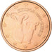 Cypr, 5 Euro Cent, 2008, BU, MS(65-70), Miedź platerowana stalą, KM:80