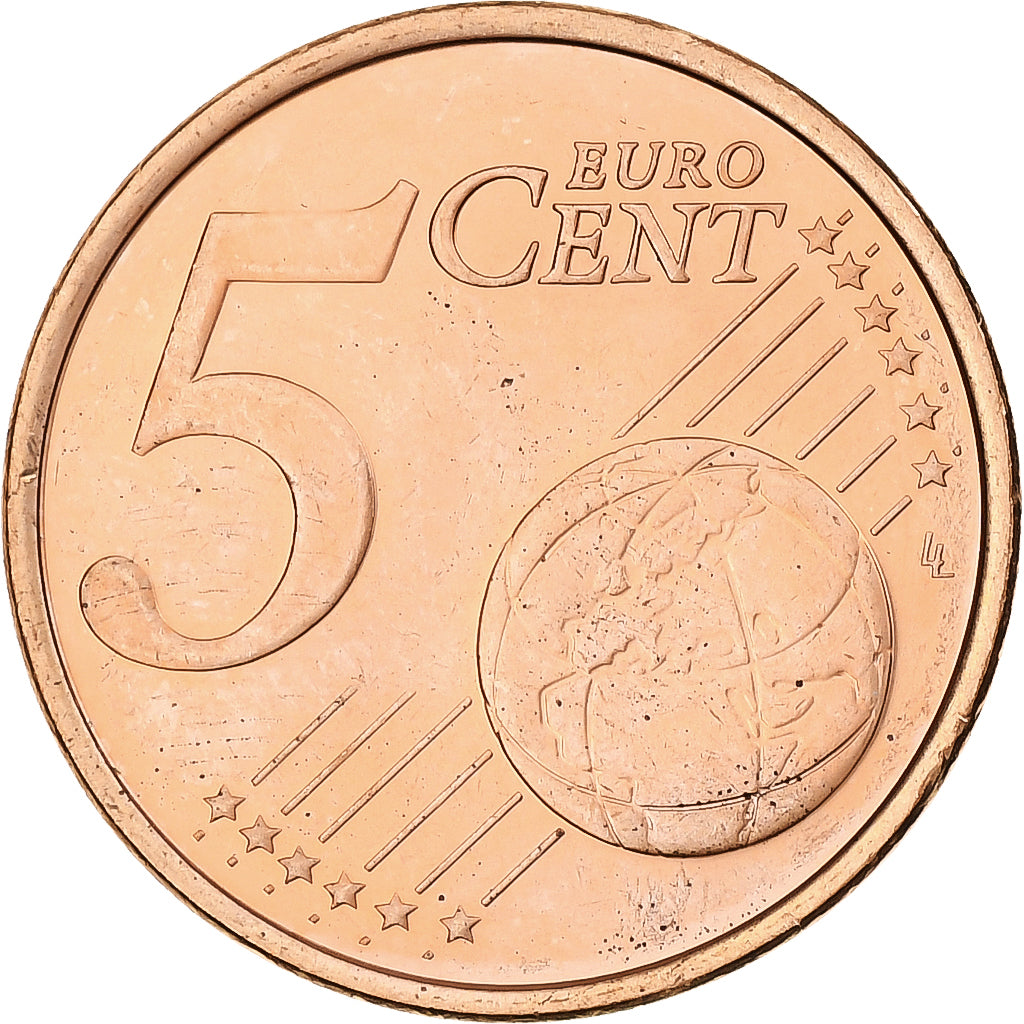 Cyprus, 5 Euro Cent, 2008, BU, FDC, Copper Plated Steel, KM:80