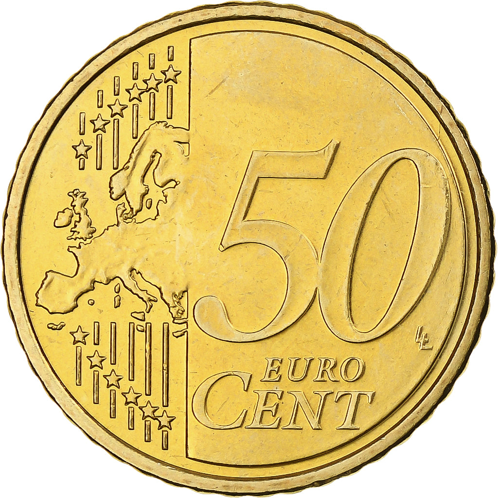 Chypre, 50 Euro Cent, 2008, BU, FDC, Or nordique, KM:83