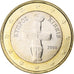 Chipre, Euro, 2008, BU, MS(65-70), Bimetálico, KM:84