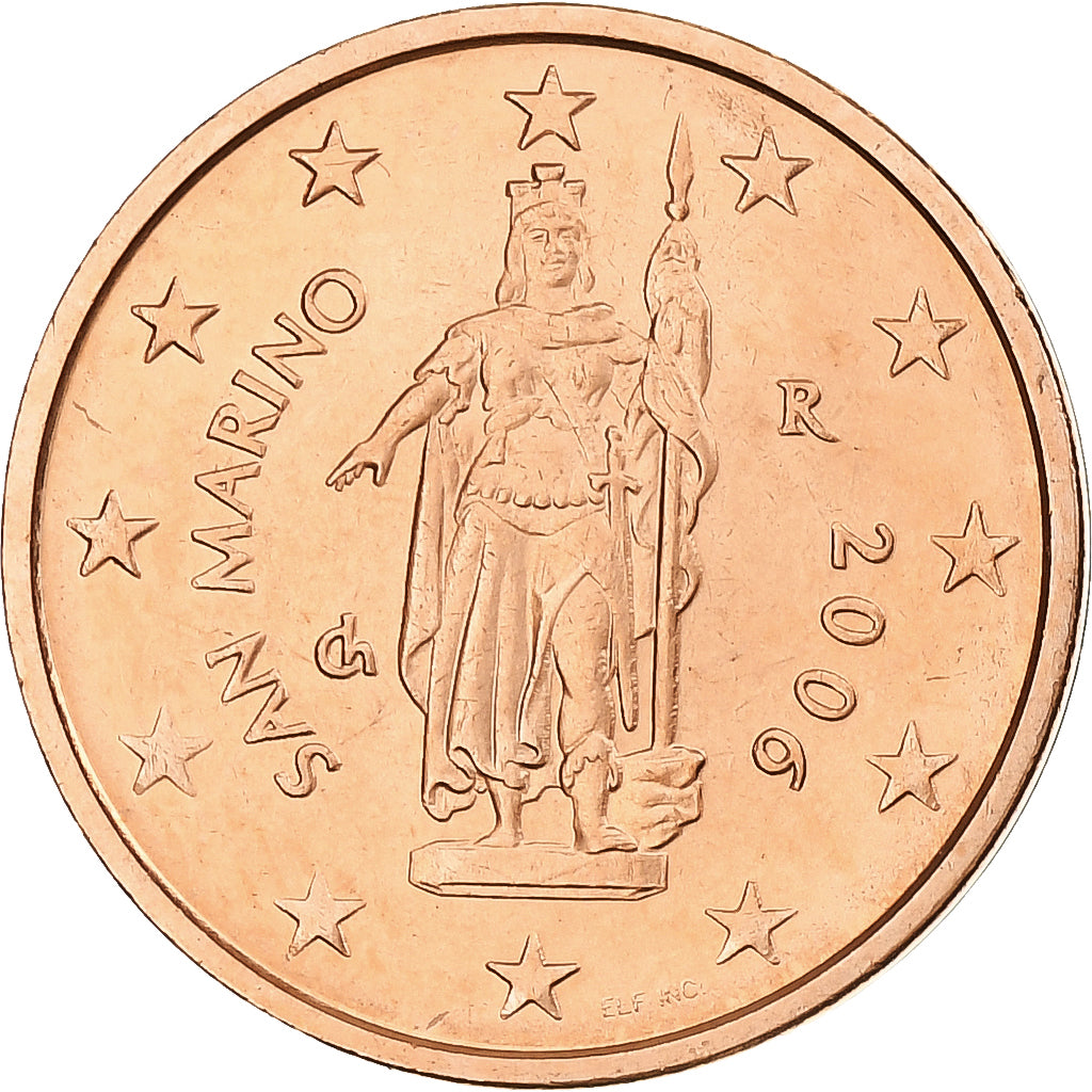 San Marino, 2 Euro Cent, 2006, Rome, BU, FDC, Cobre chapado en acero, KM:441