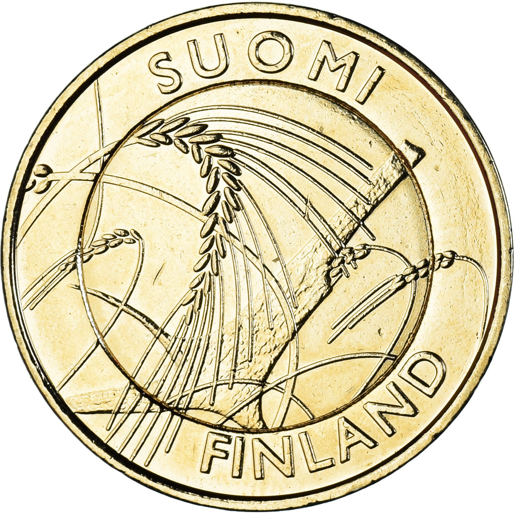 Finlândia, 5 Euro, 2011, Savonia.Doré, AU(55-58), Alumínio-Bronze