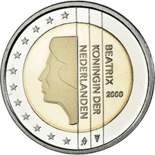 Netherlands, 2 Euro, 2000, Utrecht, BE, MS(65-70), Bi-Metallic, KM:241