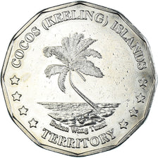 Coin, COCOS (KEELING) ISLANDS, 50 Cents, 2004, Roger Williams, Massachusetts