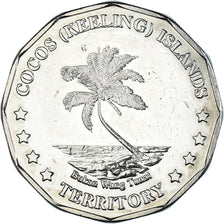 Coin, COCOS (KEELING) ISLANDS, 50 Cents, 2004, Roger Williams, Massachusetts