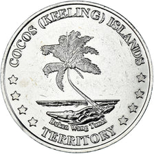 Coin, COCOS (KEELING) ISLANDS, 20 Cents, 2004, Roger Williams, Massachusetts