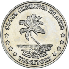Coin, COCOS (KEELING) ISLANDS, 5 Cents, 2004, Roger Williams , MS(63)