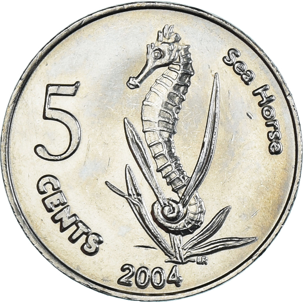 Coin, COCOS (KEELING) ISLANDS, 5 Cents, 2004, Roger Williams , MS(63)