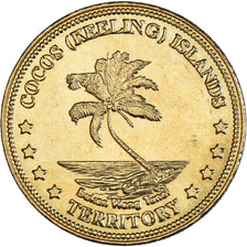 Coin, COCOS (KEELING) ISLANDS, Dollar, 2004, MS(63), laiton, KM:15