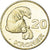 Coin, Groenland, 20 Kroner, 2010, Ours polaire et ourson., MS(63), laiton
