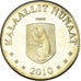 Münze, Groenland, 20 Kroner, 2010, Ours polaire et ourson., UNZ, laiton