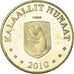 Münze, Groenland, 20 Kroner, 2010, Ours polaire et ourson., UNZ, laiton
