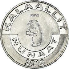 Münze, Groenland, Krone, 2010, Narval., UNZ, Cupronickel