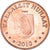 Coin, Groenland, 50 Öre, 2010, Renard polaire., MS(63), Cuivre