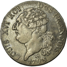 Moneta, Francia, ½ écu de 3 livres françois, 1/2 ECU, 3 Livres, 1793, Paris