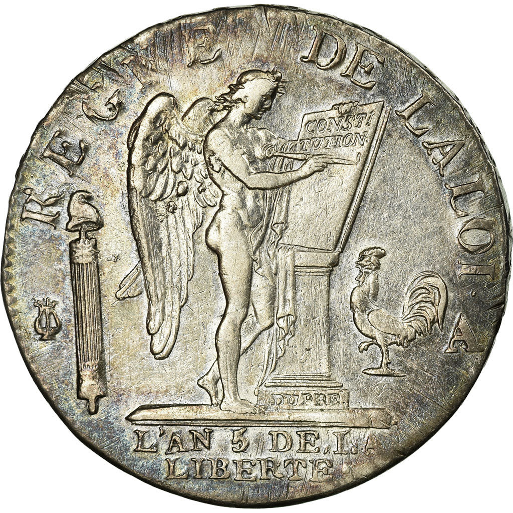 Moneta, Francia, ½ écu de 3 livres françois, 1/2 ECU, 3 Livres, 1793, Paris