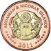 Coin, India, 20 Rupees, 2011, îles Andaman et Nicobar., MS(63), Bi-Metallic