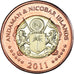 Coin, India, 20 Rupees, 2011, îles Andaman et Nicobar., MS(63), Bi-Metallic