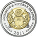 Coin, India, 10 Rupees, 2011, ANDAMAN & NICOBAR ISLANDS ., MS(63), Bi-Metallic
