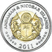 Munten, India, 10 Rupees, 2011, ANDAMAN & NICOBAR ISLANDS ., UNC-, Bi-Metallic
