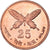 Moneda, India, 25 Paise, 2011, îles Andaman et Nicobar., SC, Cuivre recouvert