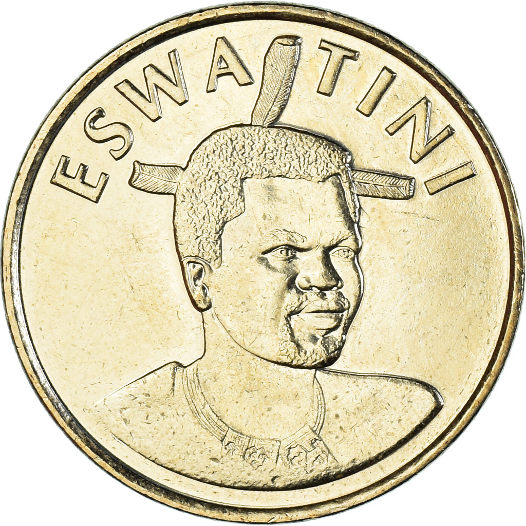 Moneda, Suazilandia, 5 Emalangeni, 2021, ESWATINI., SC, Aluminio - bronce