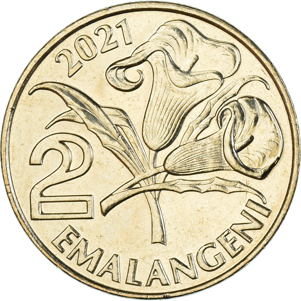 Moneta, Swaziland, 2 Emalangeni, 2021, ESWATINI, SPL, Alluminio-bronzo