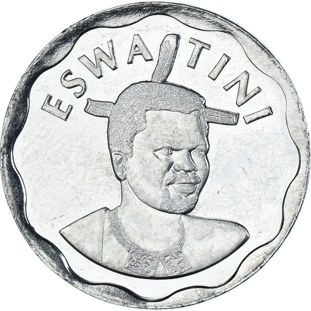 Coin, Swaziland, 20 Cents, 2018, ESWATINI, MS(63), Acier inoxydable