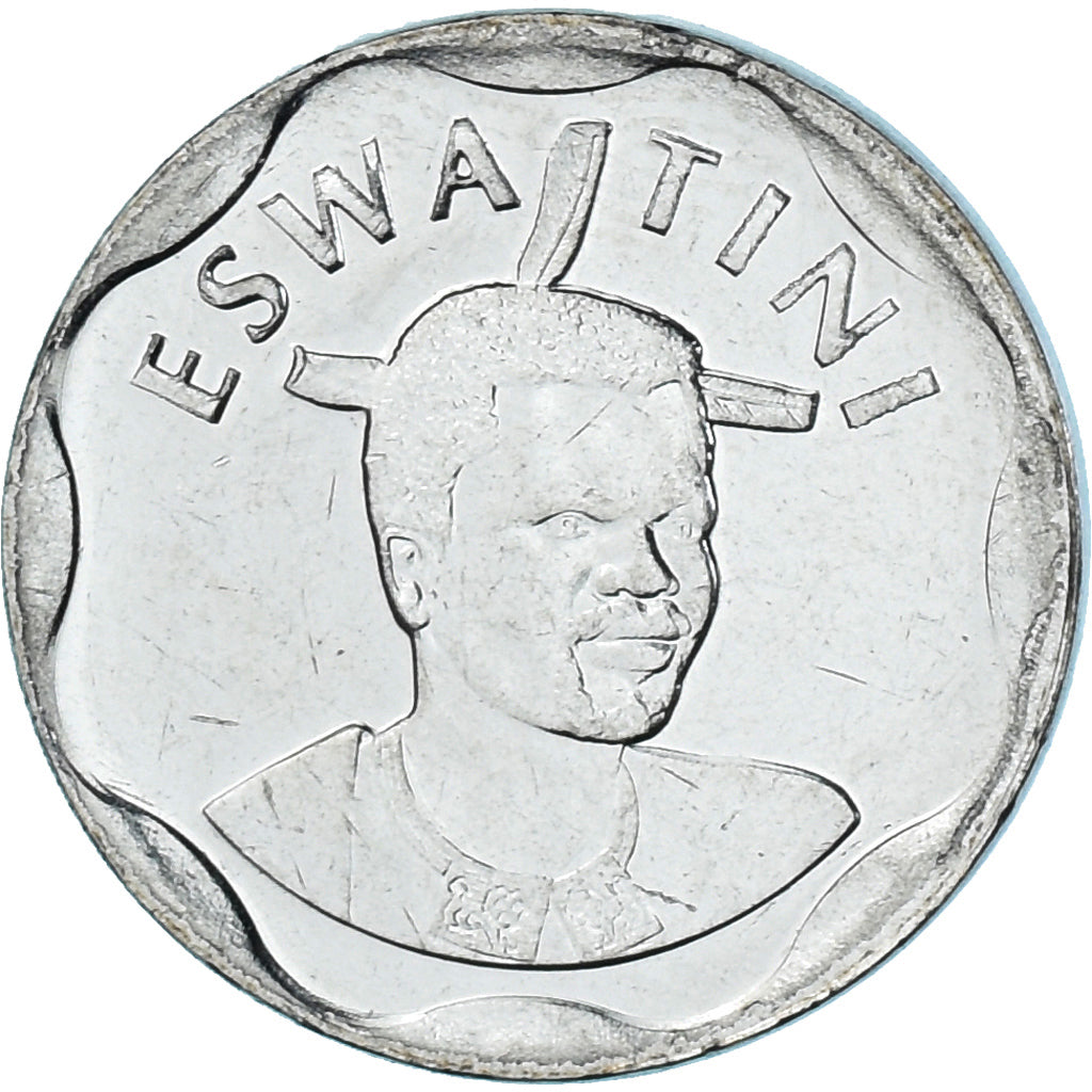 Coin, Swaziland, 10 Cents, 2018, ESWATINI, MS(63), Acier plaqué nickel