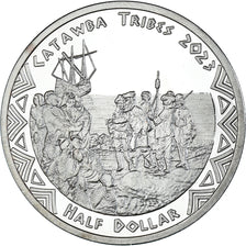 Coin, United States, Half Dollar, 2023, Catawba tribes.BE, MS(63), Cupronickel