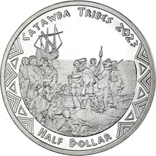 Coin, United States, Half Dollar, 2023, Catawba tribes.BE, MS(63), Cupronickel