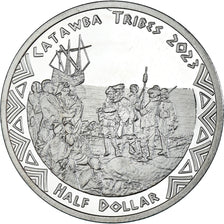 Coin, United States, Half Dollar, 2023, Catawba tribes.BE, MS(63), Cupronickel