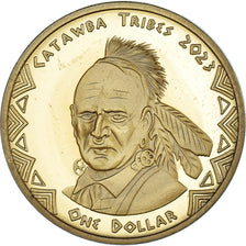Coin, United States, One Dollar, 2023, Catawba tribes.BE, MS(63), laiton