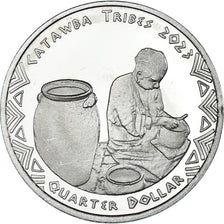 Coin, United States, quarter dollar, 2023, U.S. Mint, Catawba tribes.BE, MS(63)