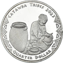Coin, United States, quarter dollar, 2023, U.S. Mint, Catawba tribes.BE, MS(63)
