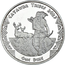 Coin, United States, Dime, 2023, Catawba tribes.BE, MS(63), Copper-nickel