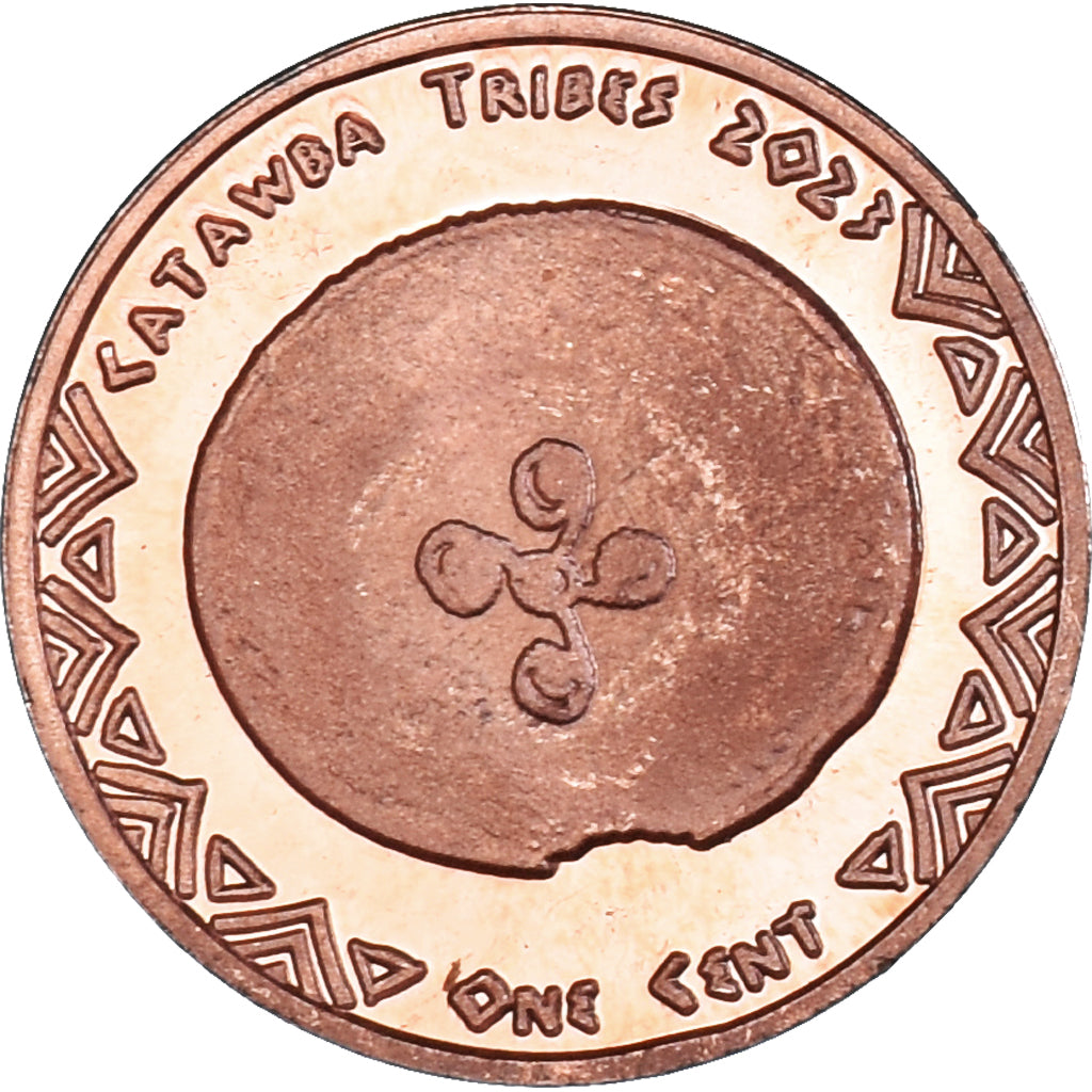 Coin, United States, Cent, 2023, Catawba tribes.BE, MS(63), Cuivre
