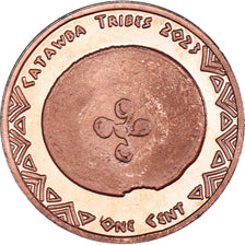 Coin, United States, Cent, 2023, Catawba tribes.BE, MS(63), Cuivre