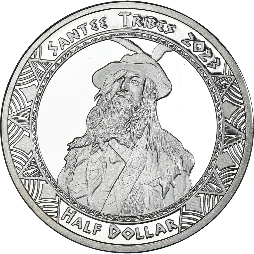 Coin, United States, Half Dollar, 2023, Santee tribes.BE, MS(63), Copper-nickel