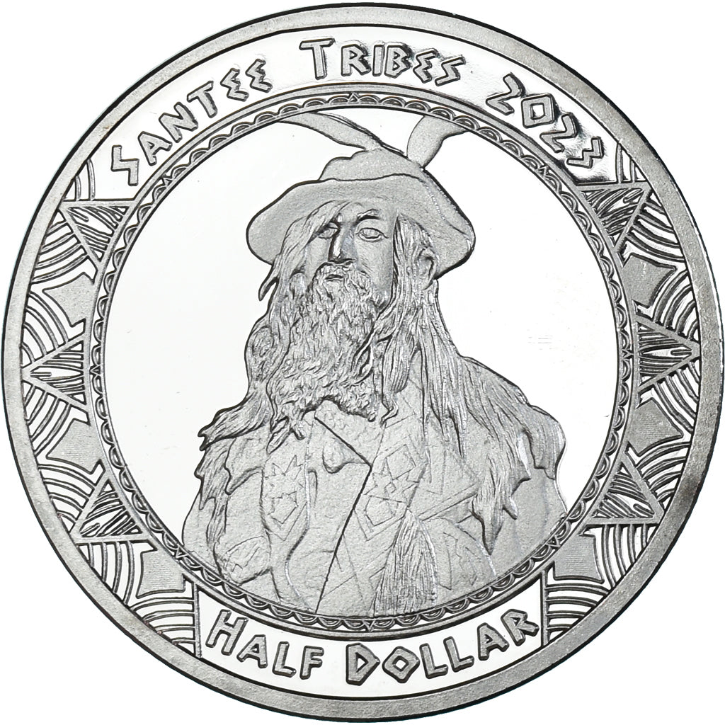 Coin, United States, Half Dollar, 2023, Santee tribes.BE, MS(63), Copper-nickel