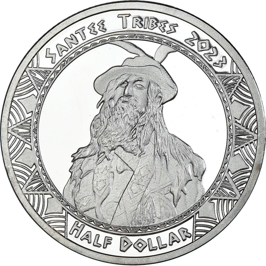 Coin, United States, Half Dollar, 2023, Santee tribes.BE, MS(63), Copper-nickel