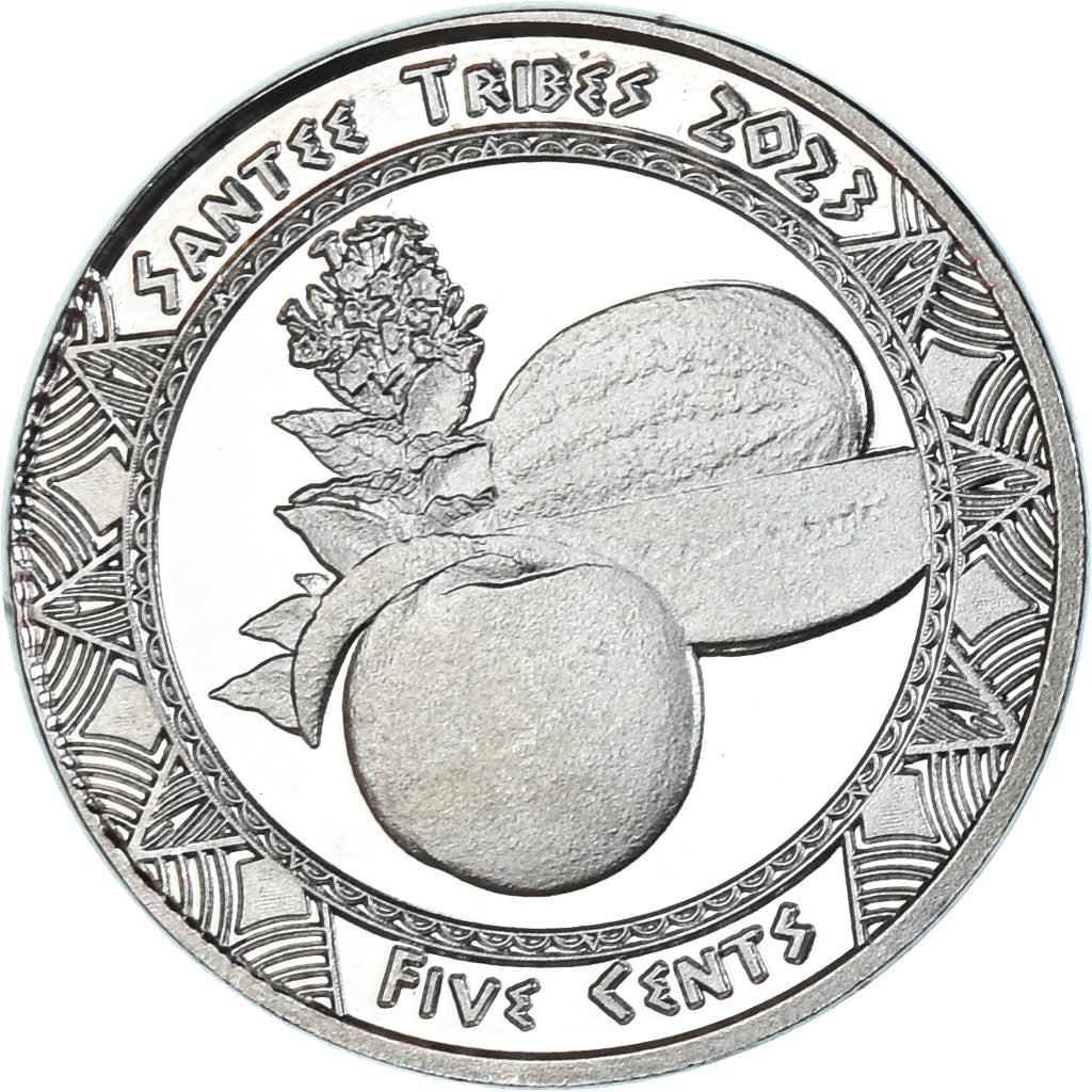 Coin, United States, 5 Cents, 2023, Santee tribes.BE, MS(63), Cupronickel
