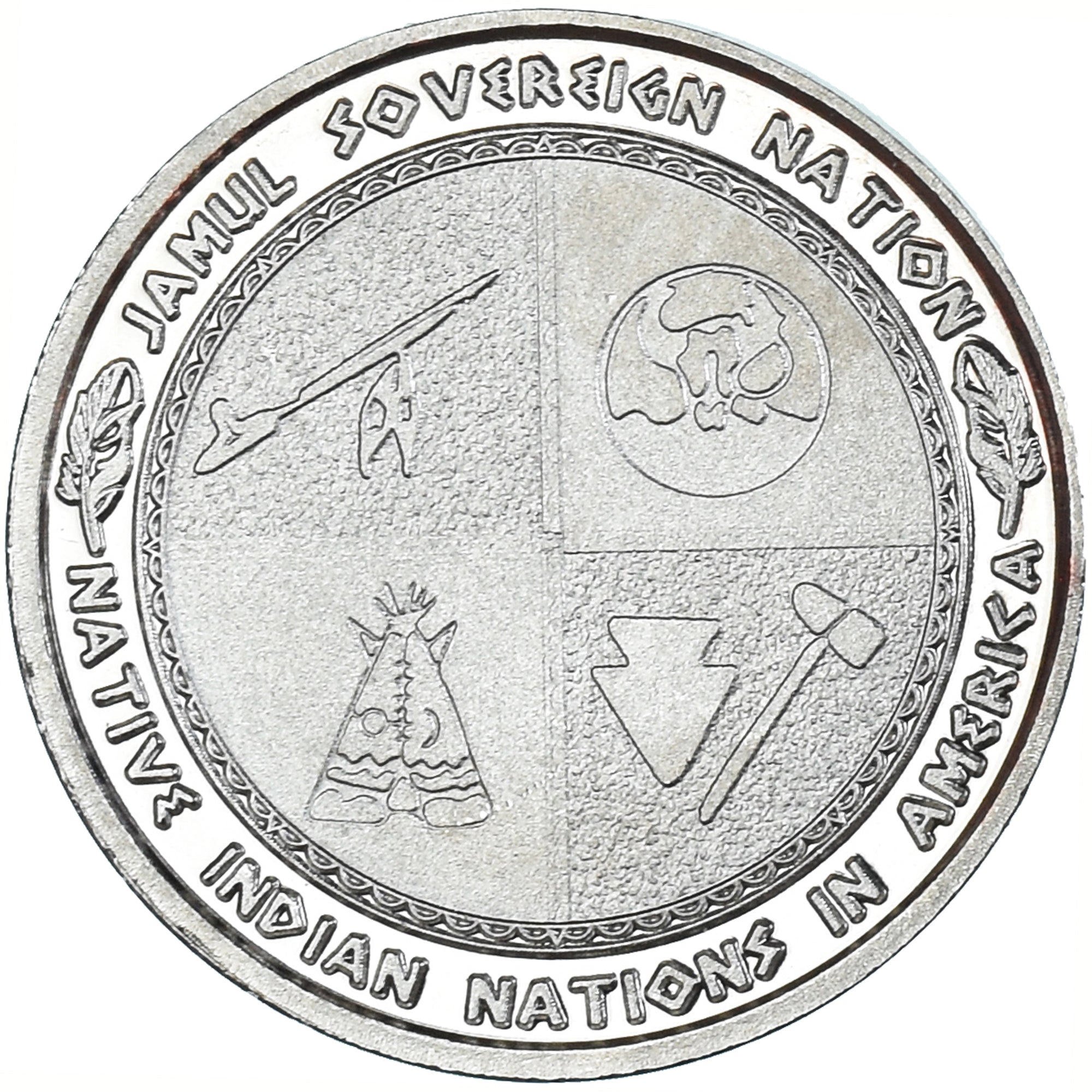 Coin, United States, 5 Cents, 2023, Santee tribes.BE, MS(63), Cupronickel