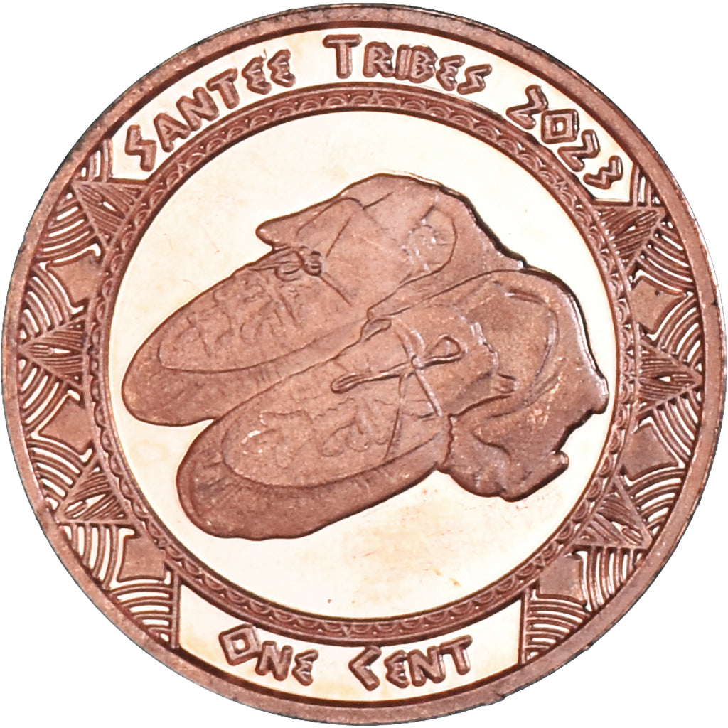 Coin, United States, Cent, 2023, Santee tribes.BE, MS(63), Copper