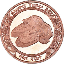 Coin, United States, Cent, 2023, Santee tribes.BE, MS(63), Copper