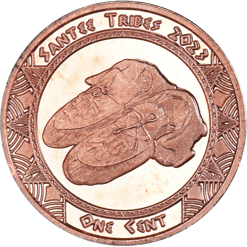 Coin, United States, Cent, 2023, Santee tribes.BE, MS(63), Copper