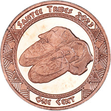 Coin, United States, Cent, 2023, Santee tribes.BE, MS(63), Copper