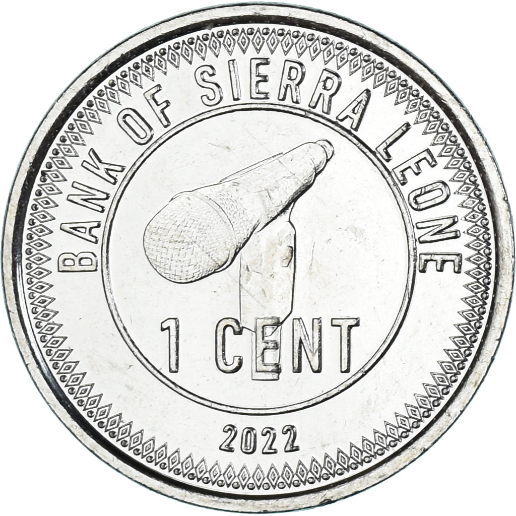 Moneta, Sierra Leone, Cent, 2022, Sullay Abu Bakarr, SPL, Acier plaqué nickel