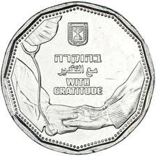 Coin, Israel, 5 New Shekels, 2021, With Gratitude, MS(63), Cupronickel