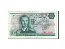 Luxembourg, 10 Francs, 1967, 1967-03-20, KM:53a, EF(40-45)